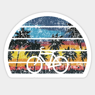 Retro Cycling Vintage Bike Rider Sticker